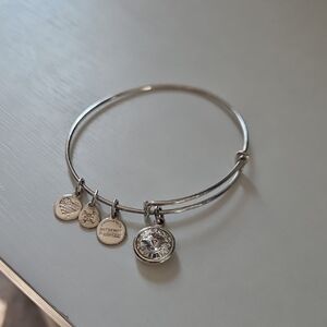 Alex and Ani Silver Charm Bracelet